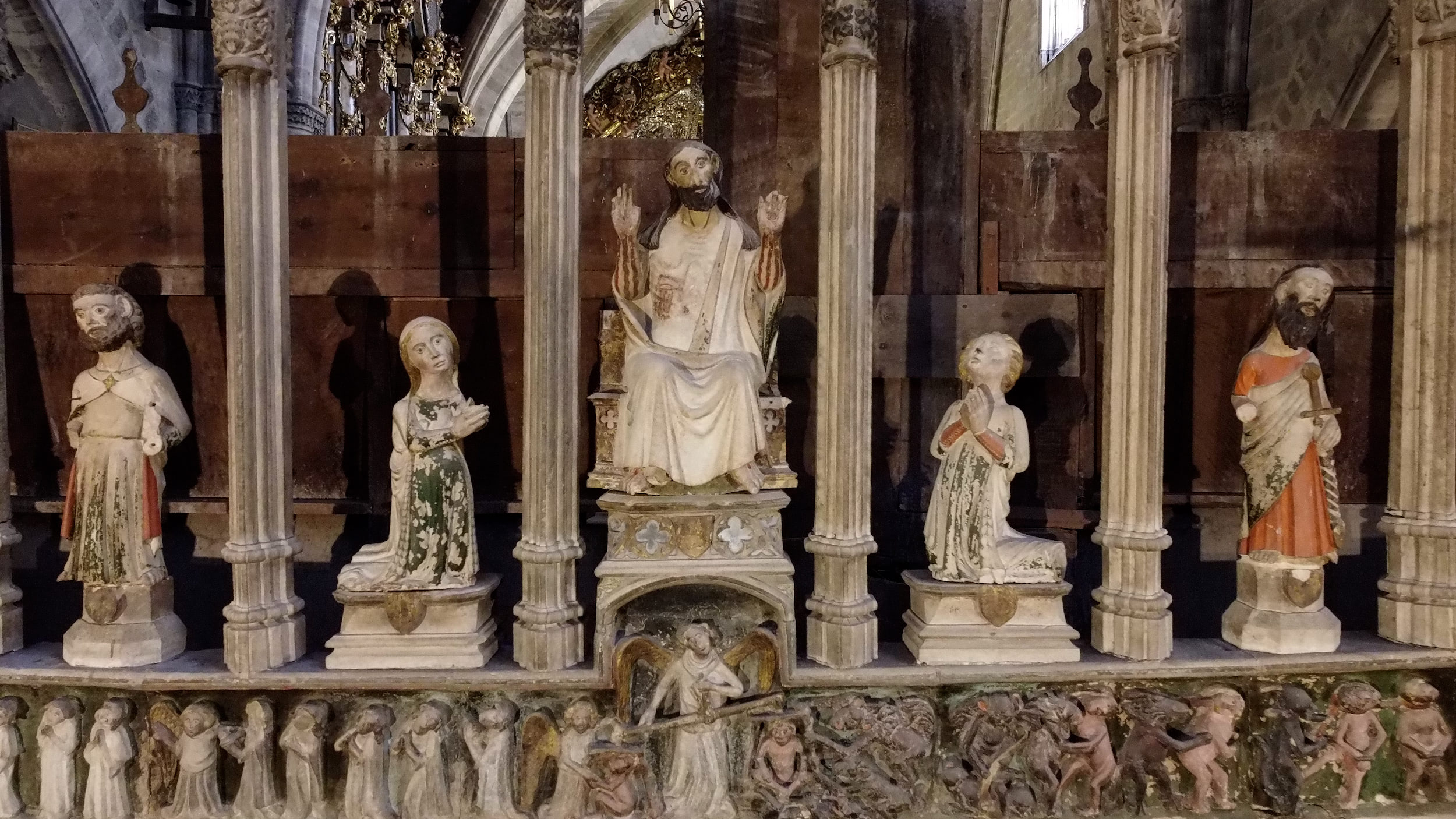Detalle de los frisos del trascoro · Crédito Basílica de Morella