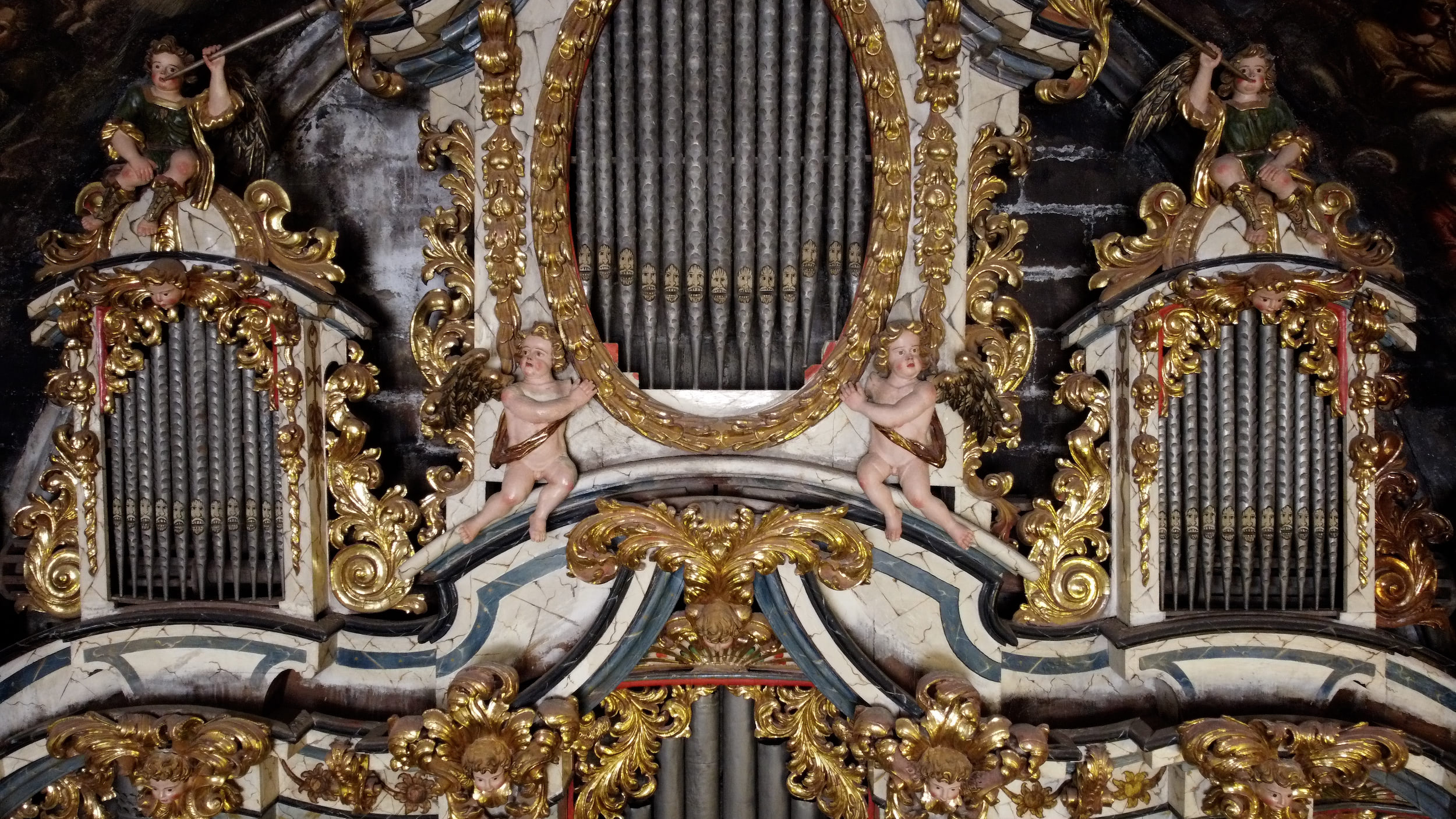 Órgano Barroco de 1719 de la basílica arciprestal de santa maría la mayor